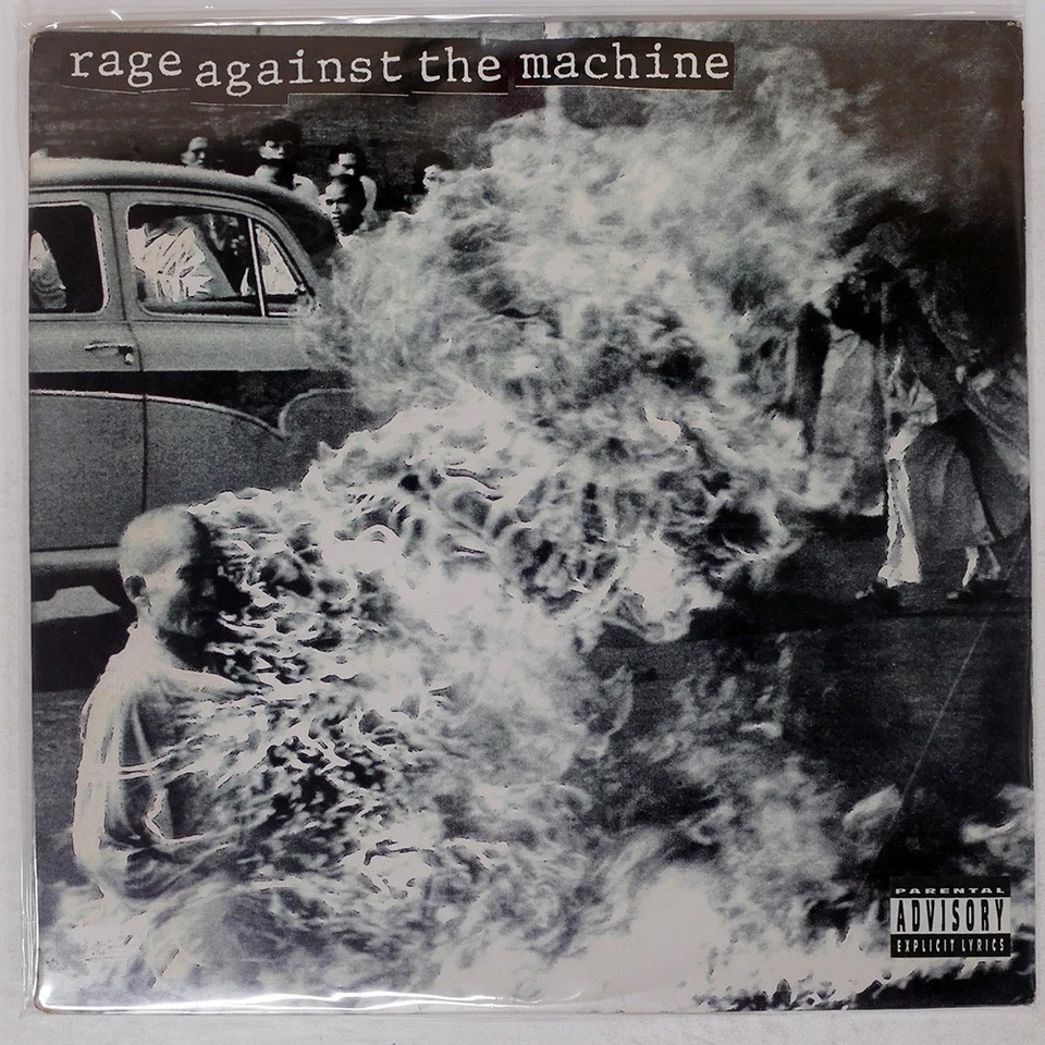RAGE AGAINST THE MACHINE S/T EPIC Z52959 US ORIGINAL INNER SLEEVE VINYL LP - Image 1 of 3