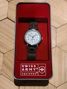 SWISS ARMY BOEING CAVALRY 24234 SWISS MADE VINTAGE 1995 RAILROAD DIAL MENS - Picture 1 of 7
