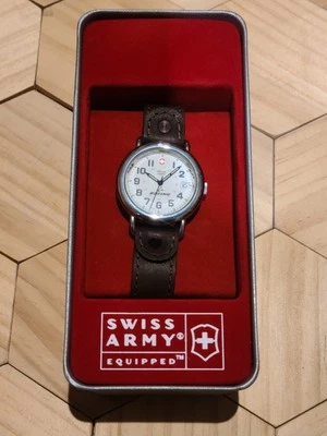 SWISS ARMY BOEING CAVALRY 24234 SWISS MADE VINTAGE 1995 RAILROAD DIAL MENS - Image 1 of 4
