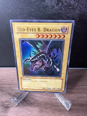 Yugioh Red Eyes Black Dragon SDJ-001 Ultra - Image 1 of 2
