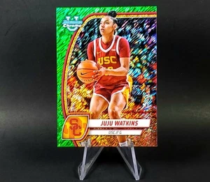 JuJu Watkins SP 2024-25 Bowman Chrome University Basketball Green Shimmer USC - Picture 1 of 6