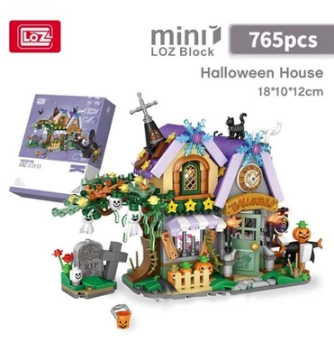 Loz Micro Bricks Mini House Pumpkin 🎃 House Building Blocks Assembly Toy Set  - Image 1 of 4