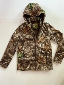 Magellan Outdoors Youth Jacket Hooded Insulated Realtree Edge Camo Hunting Sz L - Picture 1 of 7