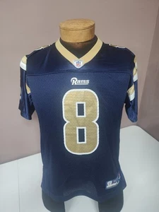 Sam Bradford #8 LA Rams Reebok Blue Youth L 14-16 Football Jersey - Picture 1 of 6