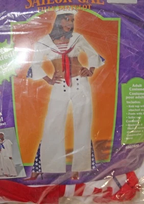 Disfraz de Halloween para adulto estilo retro marinero niña pantalones y top talla única para la mayoría Foto 1 de 4