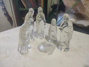 Juego de 6 belenes de vidrio transparente de colección María José Sabios Niño Jesús 2 disponibles - Imagen 1 de 9