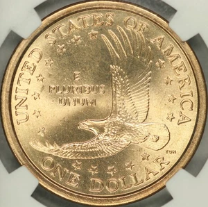 2000-P Speared Eagle Sacagawea Dollar NGC MS65 - Picture 1 of 3