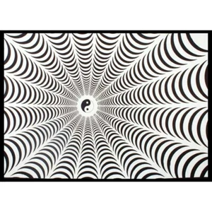 Sunshine Joy Yin Yang Vortex Tapestry - Picture 1 of 1