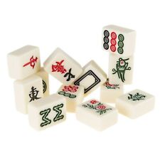 Chinese Mahjong Game Set 144 Tiles in Ornate Case 1.25 x .75 Inch Tiles