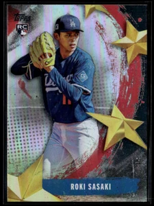Roki Sasaki 2025 Topps Series 2 Stars Of MLB Rookie RC Card #SMLB-53 - Picture 1 of 2