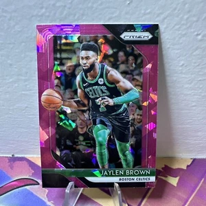 2018-19 Panini Prizm Jaylen Brown Pink Cracked Ice Prizm #108 Celtics - Picture 1 of 2