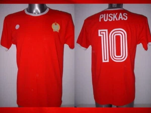 Hungary Puskas S M L XL Football Shirt New Jersey Soccer Fan Cotton Retro Euros - Picture 1 of 5