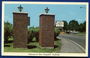 Fort Campbell Kentucky ky entrance Postcard - Picture 1 of 2