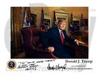 PERSONALIZED President Donald J. Trump autographed 11x8.5 portrait photo REPRINT