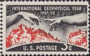 USA 1958 - International Geophysical Year -- MNH Commemorative Stamp😍Sc. #1107 - Picture 1 of 1