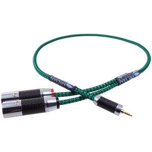 2.5 mm Mini TRRS Plug to Dual XLR Male Balanced Stereo Breakout Cable - Picture 1 of 5