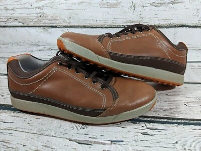 FootJoy Men's Brown/Orange Contour Casual Spikeless Golf Shoes Size 8.5 - 54222 - Image 1 of 4