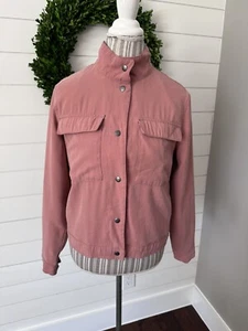 Old Navy Damen Sienna langärmelige Druckknapp-Taschenjacke Gr. S (H1) - Bild 1 von 10