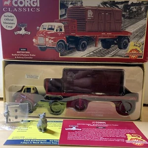 Corgi Classics 20301 Bedford S Platform Trailer And Container British Rail - Picture 1 of 4