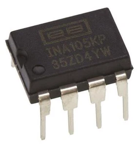 1 x Texas Instruments INA105KP Precision Differential Amplifier 8-Pin PDIP - Picture 1 of 1