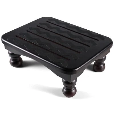	URFORESTIC Solid Wood Bed Step Stool Super Large/ Bedside Steps for High Woo... - Image 1 of 4