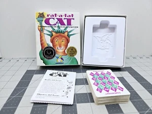 Rat-A-Tat Cat Card Game Strategy Memory Luck Best Toy Award Gamewright COMPLETE  - Picture 1 of 9