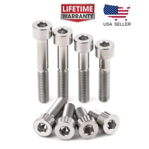 M8 Titanium Bolts Allen Socket Cap Head 10,15,20,25,30,35,40,45,50,55,60mm - Picture 1 of 3