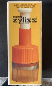 Vintage Zyliss Eazichop 2000 Nr. 550.200 Switzerland WITH BOX and ORIGINAL TAG - Picture 1 of 6