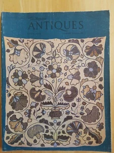 The Magazine ANTIQUES APR 1975 Sturbridge Asa Knight DAR Sampler Conn textile - Picture 1 of 11