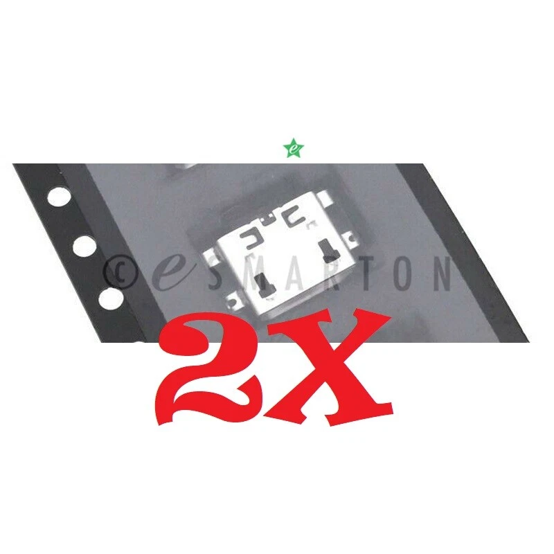 2X Cargador Alcatel One Touch Idol 3 6045 6045O Puerto de Carga Conector Base USB Foto 1 de 1