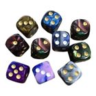 10Pcs Random Color 16MM D6 Dice Set Standard Acrylic Dice for Role Playing9218
