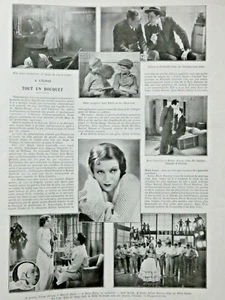 ARTICLE DE PRESSE 1932 A L'ÉCRAN GÉMIER et FERNANDEL - MAURICE CHEVALIER - Imagen 1 de 2