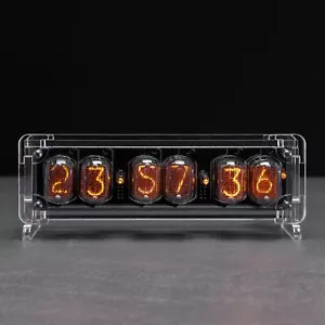 Authentic Nixie Tube Clock - Retro Glow by Nixie Star - Picture 1 of 11