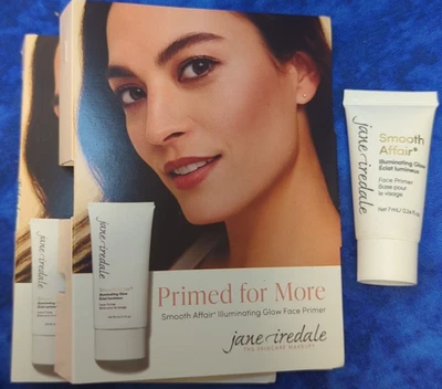 2 x Jane Iredale Smooth Affair Illuminating Glow Face Primer .24 oz each trvl sz - Image 1 of 2