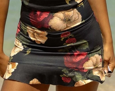 Albion Victoria Floral High-Waisted Swim Skirt - NWT - Size Large - Image 1 of 3