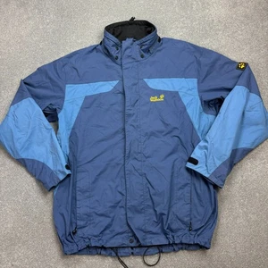 Jack Wolfskin Jacke Erwachsene 2XL XXL Blau Wandern Bomber Gefüttert Regenmantel Herren - Bild 1 von 8