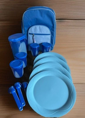 tupper picknick set - Kühlrucksack gefüllt - Bild 1 von 4