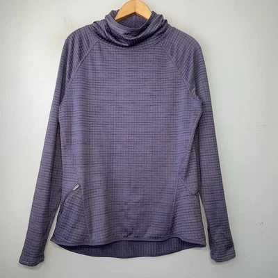 Top térmico Champion talla mediana púrpura yoga atletismo polar forrado túnica cálida Foto 1 de 4