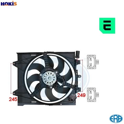FAN ENGINE COOLING 352068 FOR FIAT FORD 312 A2.000 0.9L 2cyl 500 1.2L 4cyl 500 - Image 1 of 4