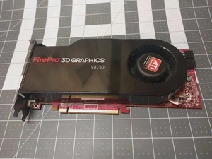 Ati Firepro V8750 2GB PCIE Like Radeon HD 4870 Video Graphics Card Used - Picture 1 of 5