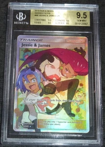 Pokémon Hidden Fates Jessie & James 68 BGS 9,5 2019 (mejor que PSA 10) - Imagen 1 de 1