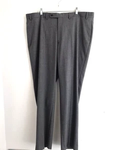 NeW RALPH LAUREN Mens Dress Pants Flat Front Gray Check Sz 42x32 NWT Business - Picture 1 of 7