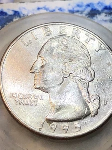 1995 d 💯🔥washington 💯🔥quarter Die Clash Strong Clash Best Treasure, Coin - Picture 1 of 23