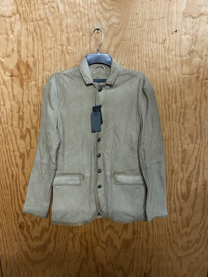 John Varvatos Men's Sand  Suede Jacket Size 44 $898 - Image 1 of 4