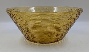 MCM Anchor Hocking Soreno Braunglas Rinde Salat/Popcorn Schüssel 11,5" D 5" T - Bild 1 von 4