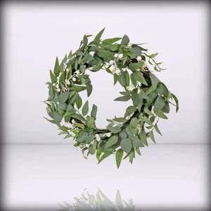 National for Tree - Company Artificial Mixed Green Leaves Christmas Wreath, Deco - Picture 1 of 1