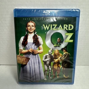Wizard of Oz Movie 2-Disc Blu-Ray 70th Anniversary 1939 ©2009 SEALED - Foto 1 di 6