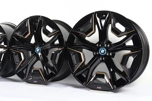 4x Neu Original BMW iX i20 Alufelgen 22 Zoll 1023 M Aerodynamik 5A3DE19 46169 - Bild 1 von 4