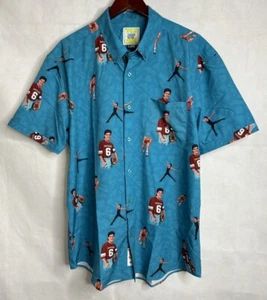RSVLTS Saved by the Bell Shirt Mens XL AC Slater Triple Threat Button Down Blue - Bild 1 von 8