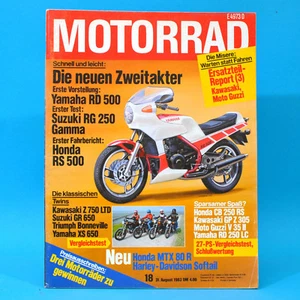 DAS MOTORRAD 18 1983 Yamaha RD 500 Suzuki RG 250 Honda RS 500 Harley-Davidson - Bild 1 von 1